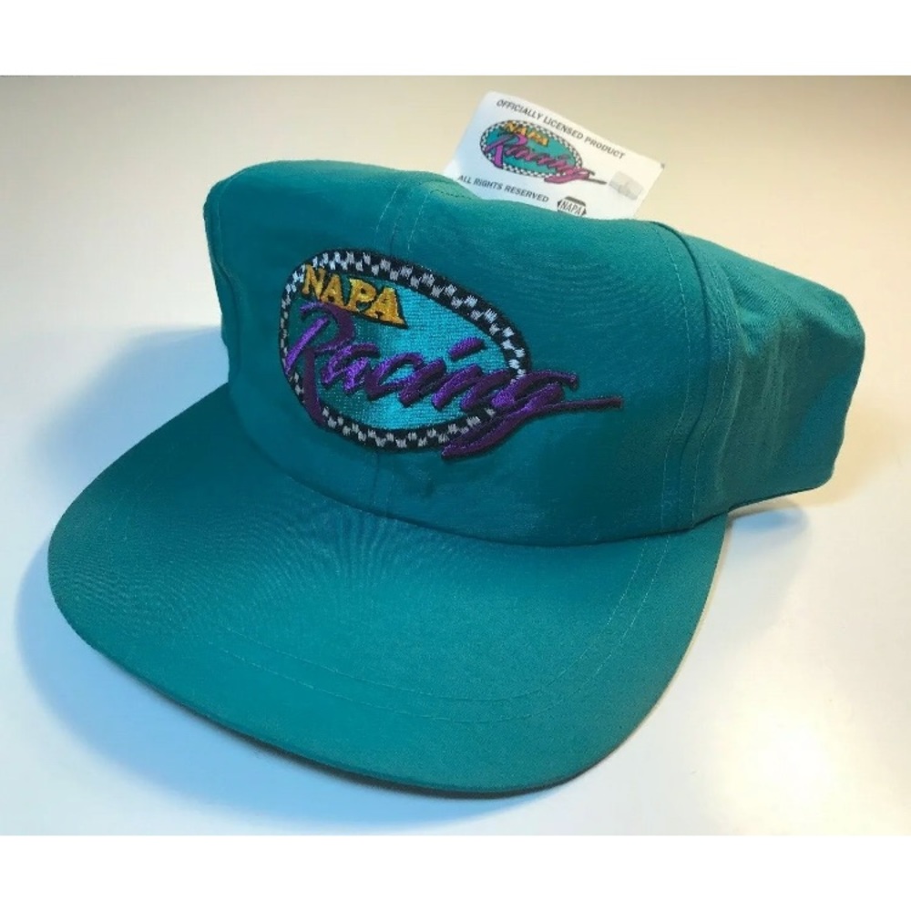 VTG NOS Retro NAPA Racing Snapback Trucker Hat